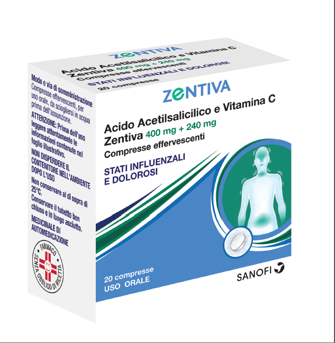 ACIDO ACETILS VIT C ZEN*20CPR - farmachicca