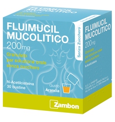 FLUIMUCIL MUCOL*30BUST200MGS/Z - farmachicca
