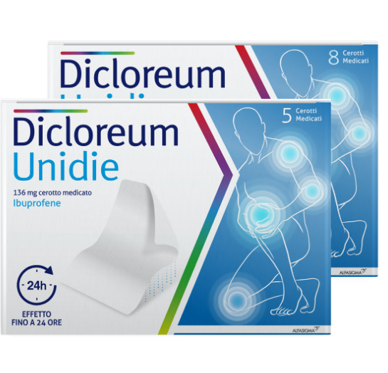 DICLOREUM UNIDIE*5CER 136MG24H - farmachicca