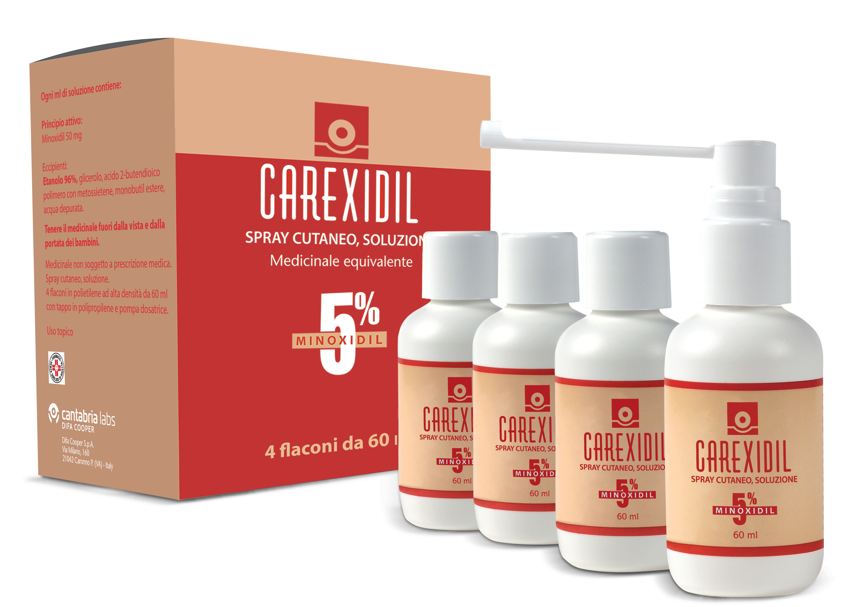 CAREXIDIL*4FL SOLUZ CUT 60ML5% - farmachicca