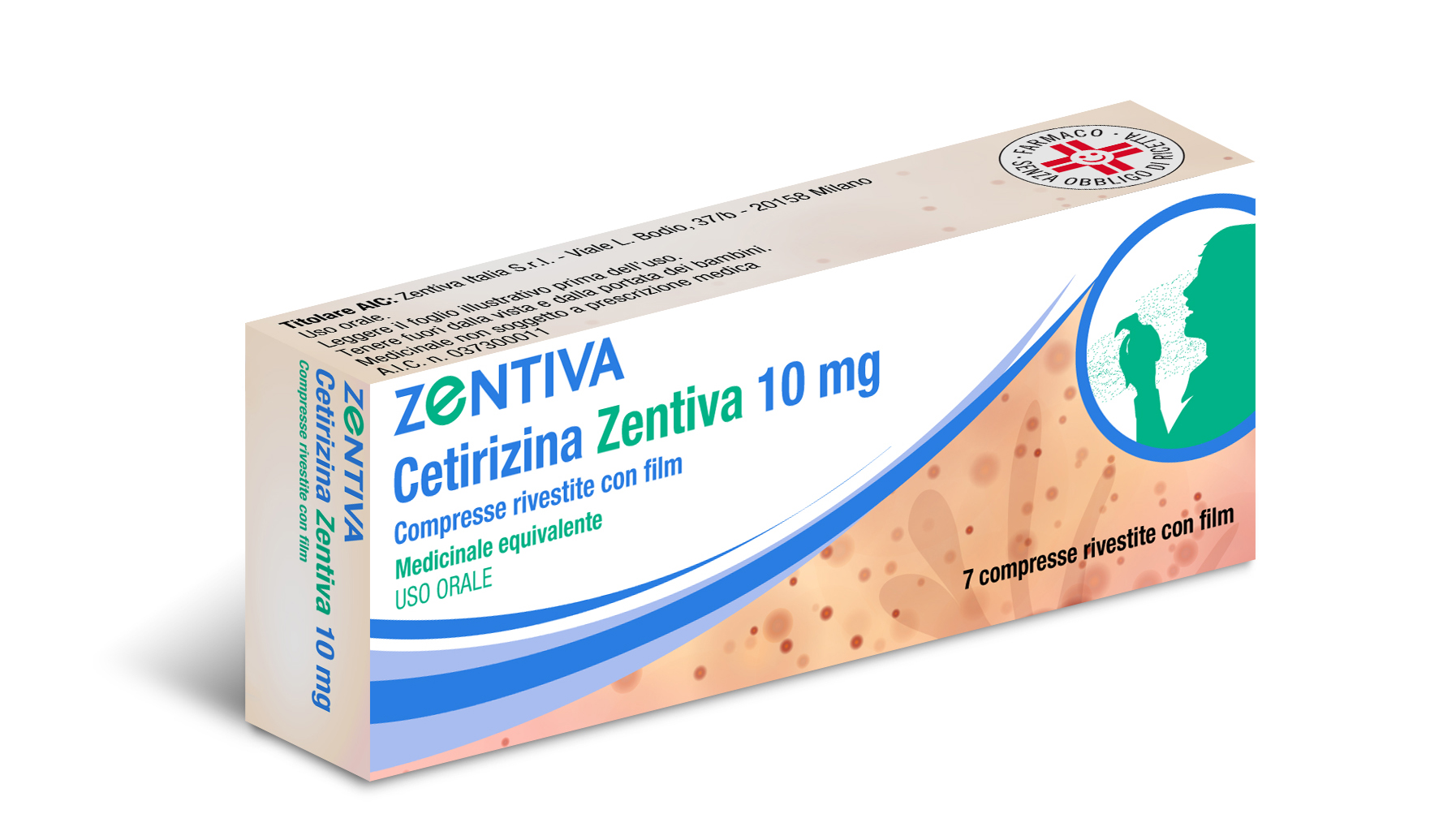 CETIRIZINA ZENT*7CPR RIV 10MG - farmachicca