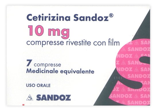 CETIRIZINA SAND*7CPR RIV 10MG - farmachicca