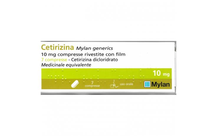 CETIRIZINA MY*7CPR RIV 10MG - farmachicca