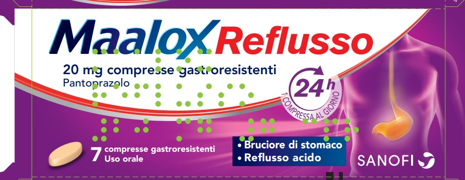 MAALOX REFLUSSO*7CPR 20MG - farmachicca