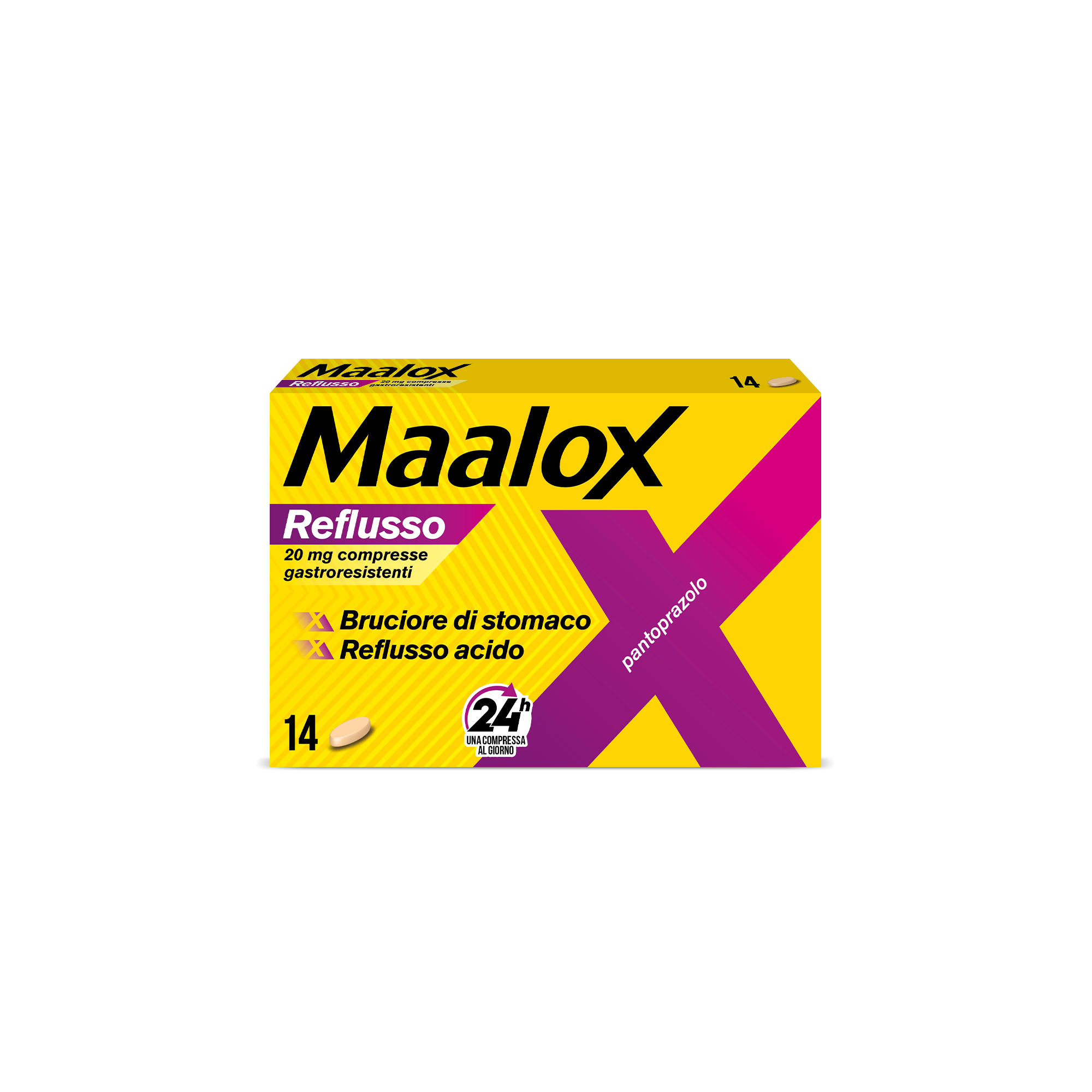 MAALOX REFLUSSO*14CPR 20MG - farmachicca