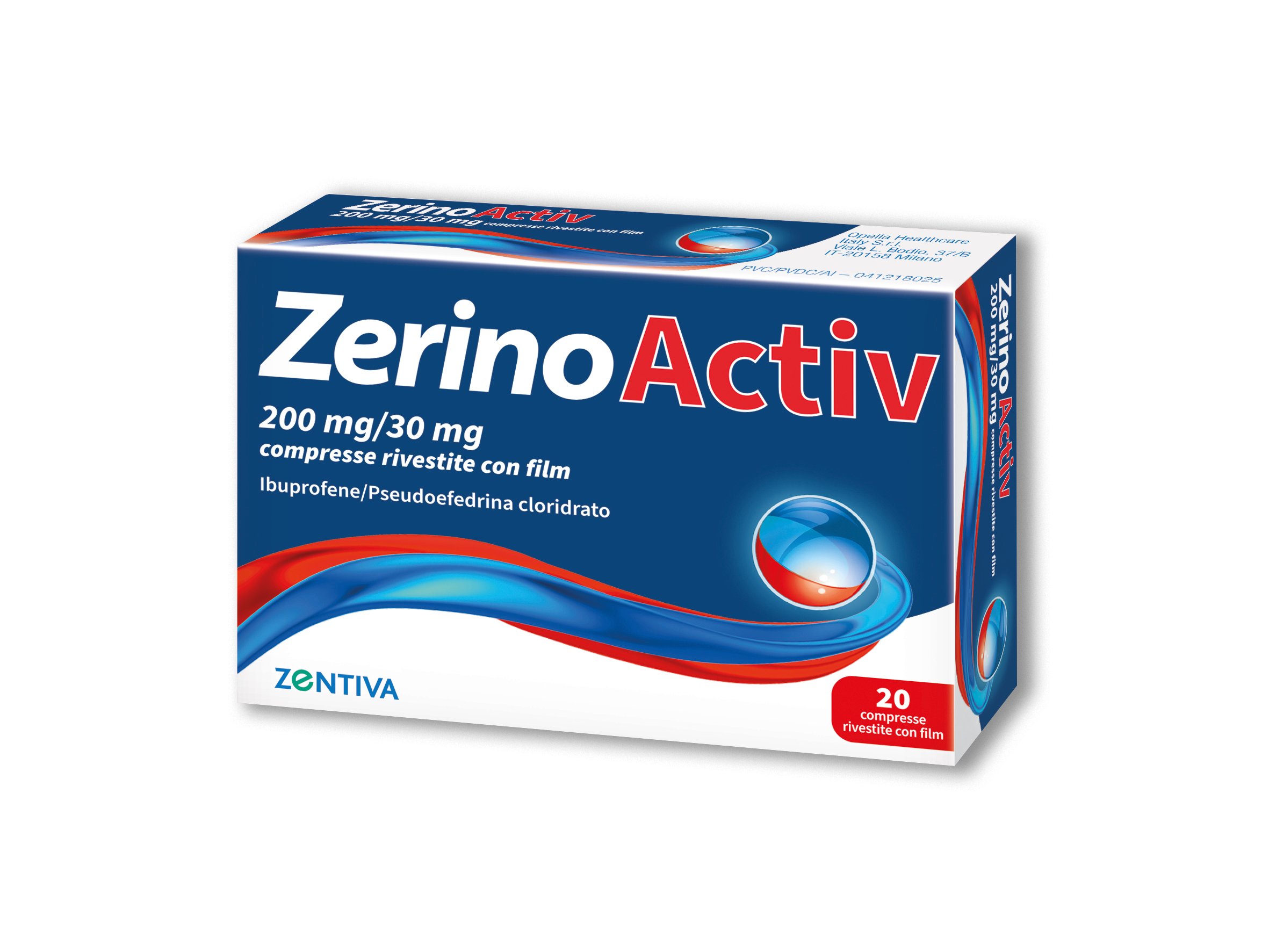 ZERINOACTIV*20CPR 200MG+30MG - farmachicca