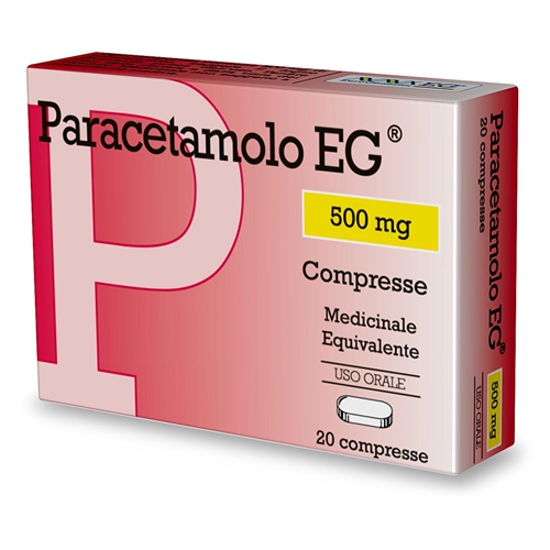 PARACETAMOLO EG*20CPR 500MG - farmachicca