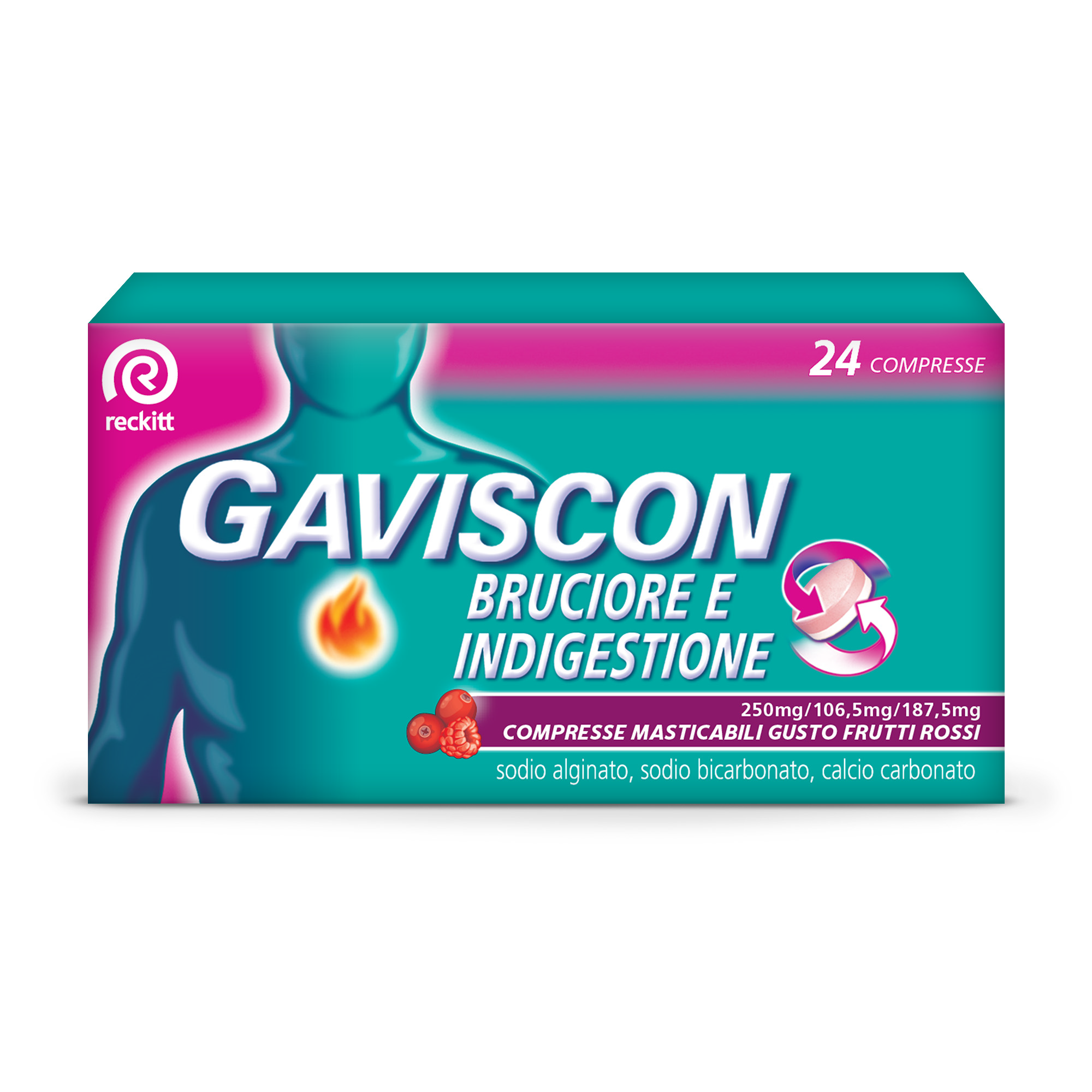 GAVISCON BRUCIORE IND*24CPR FR - farmachicca
