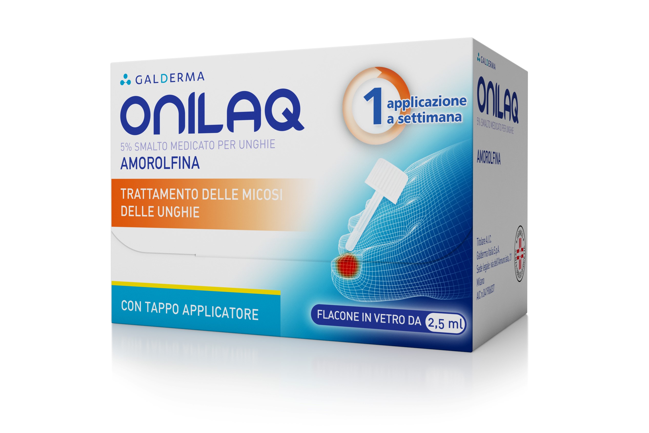 ONILAQ*SMALTO UNGHIE 2,5ML+TAP - farmachicca