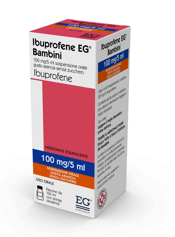 IBUPROFENE EG*FL 150ML ARANCIA - farmachicca