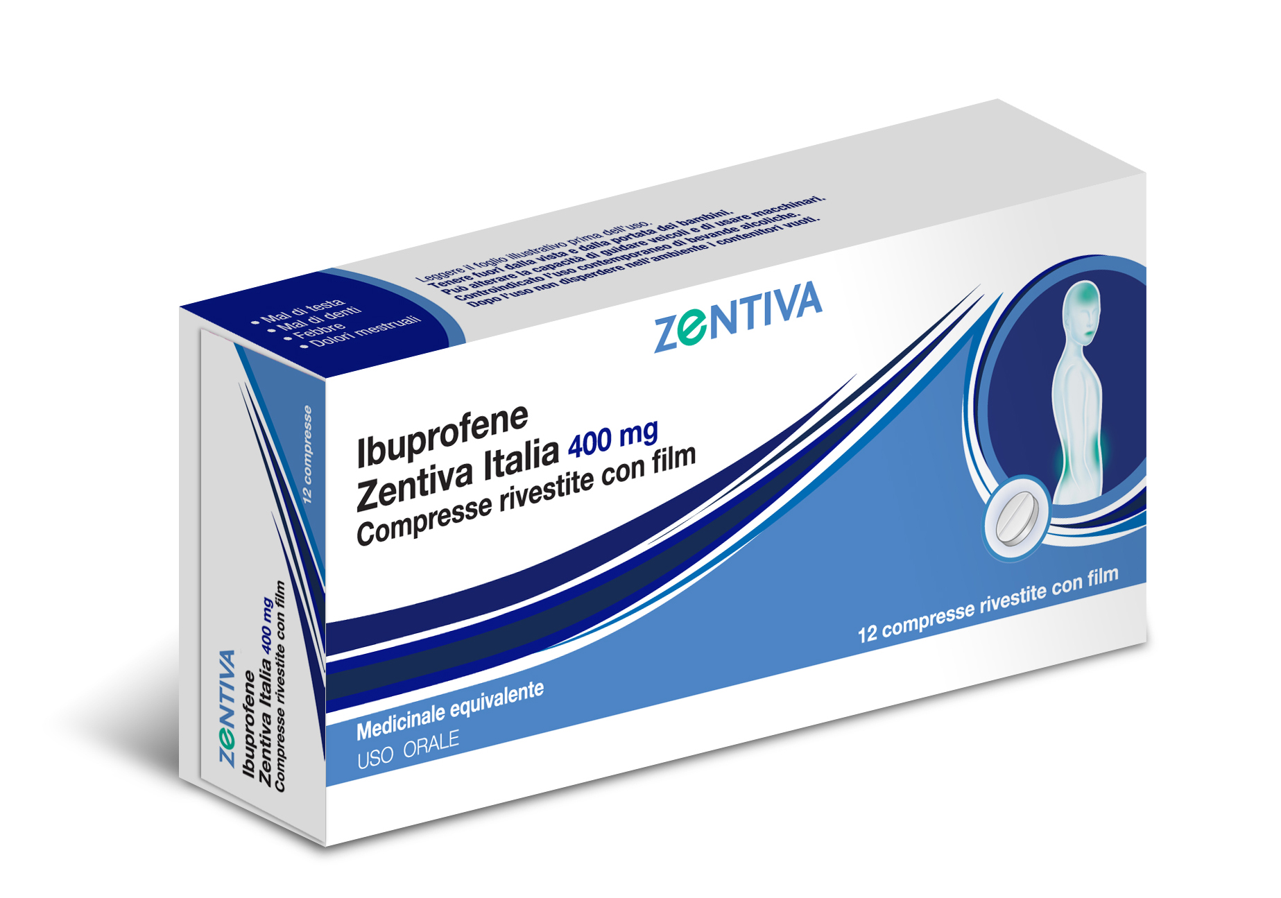 IBUPROFENE ZENT IT*12CPR 400MG - farmachicca