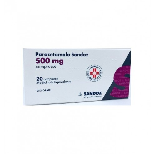 PARACETAMOLO SAND*20CPR 500MG - farmachicca
