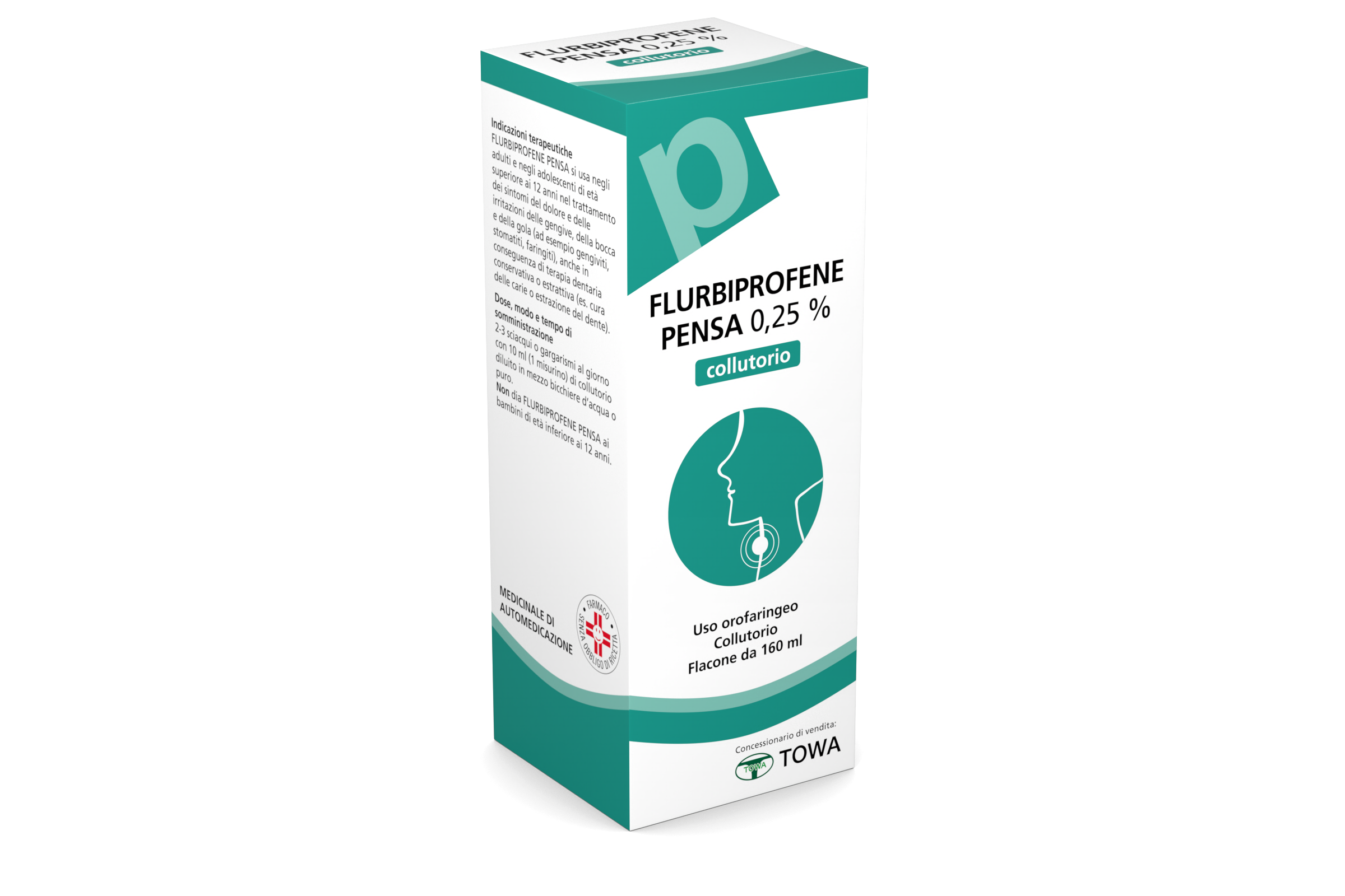 FLURBIPROFENE PE*COLLUT 160ML - farmachicca