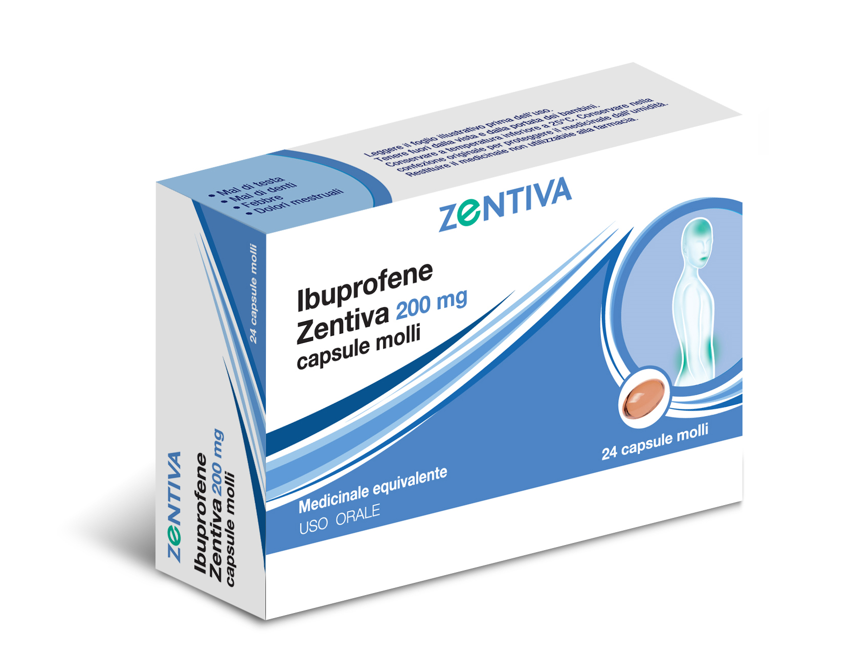 IBUPROFENE ZEN*24CPS 200MG - farmachicca