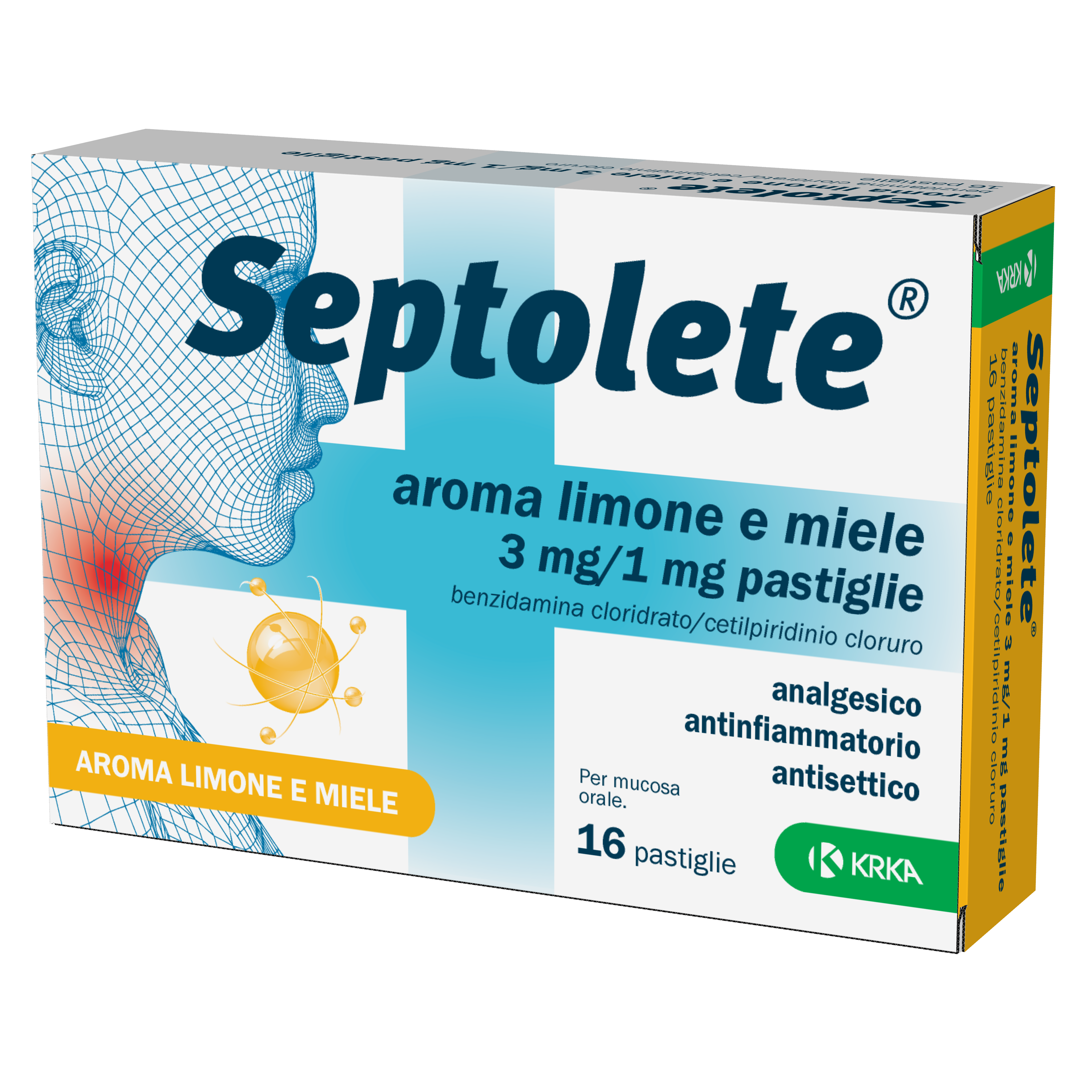 SEPTOLETE*16PAST 3+1MG LIM MIE - farmachicca