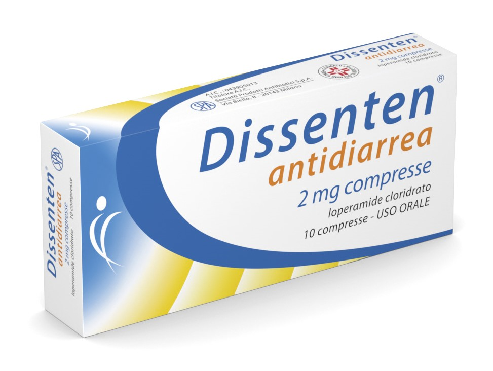 DISSENTEN ANTIDIARREA*10CPR2MG - farmachicca
