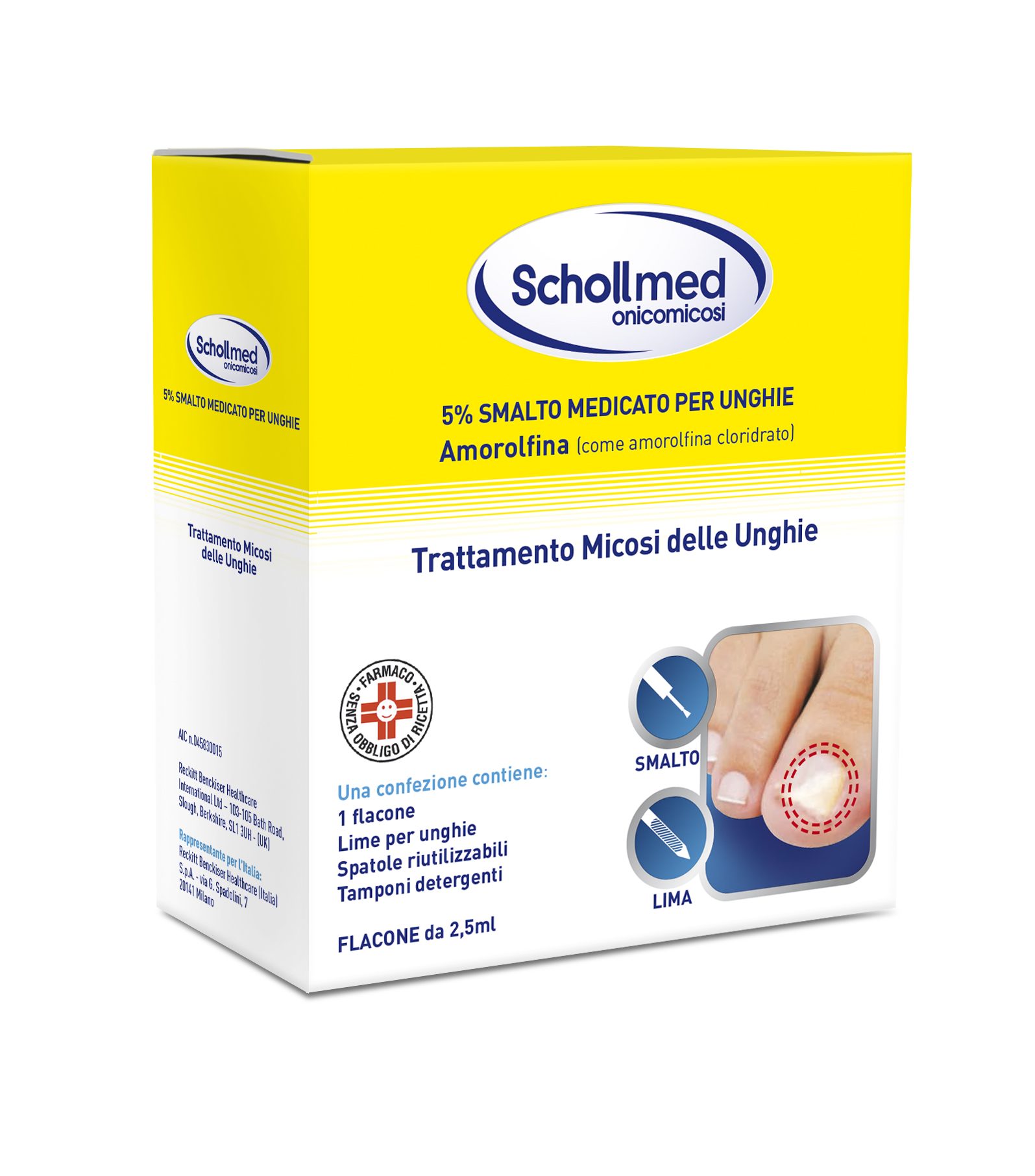 SCHOLLMED ONICOMICOSI*2,5ML 5% - farmachicca