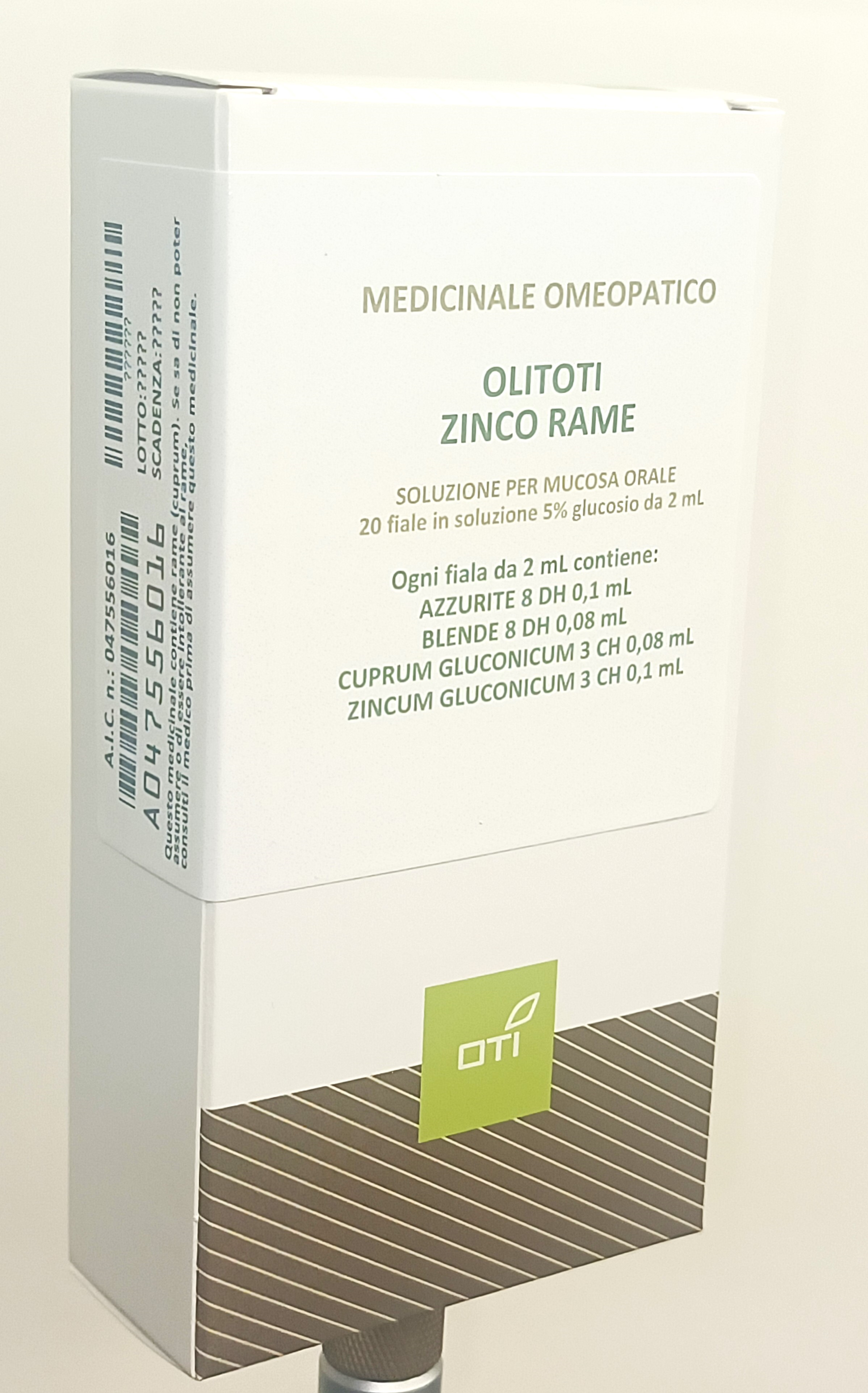 OLITOTI ZINCO RAME*OS 20F 2ML - farmachicca
