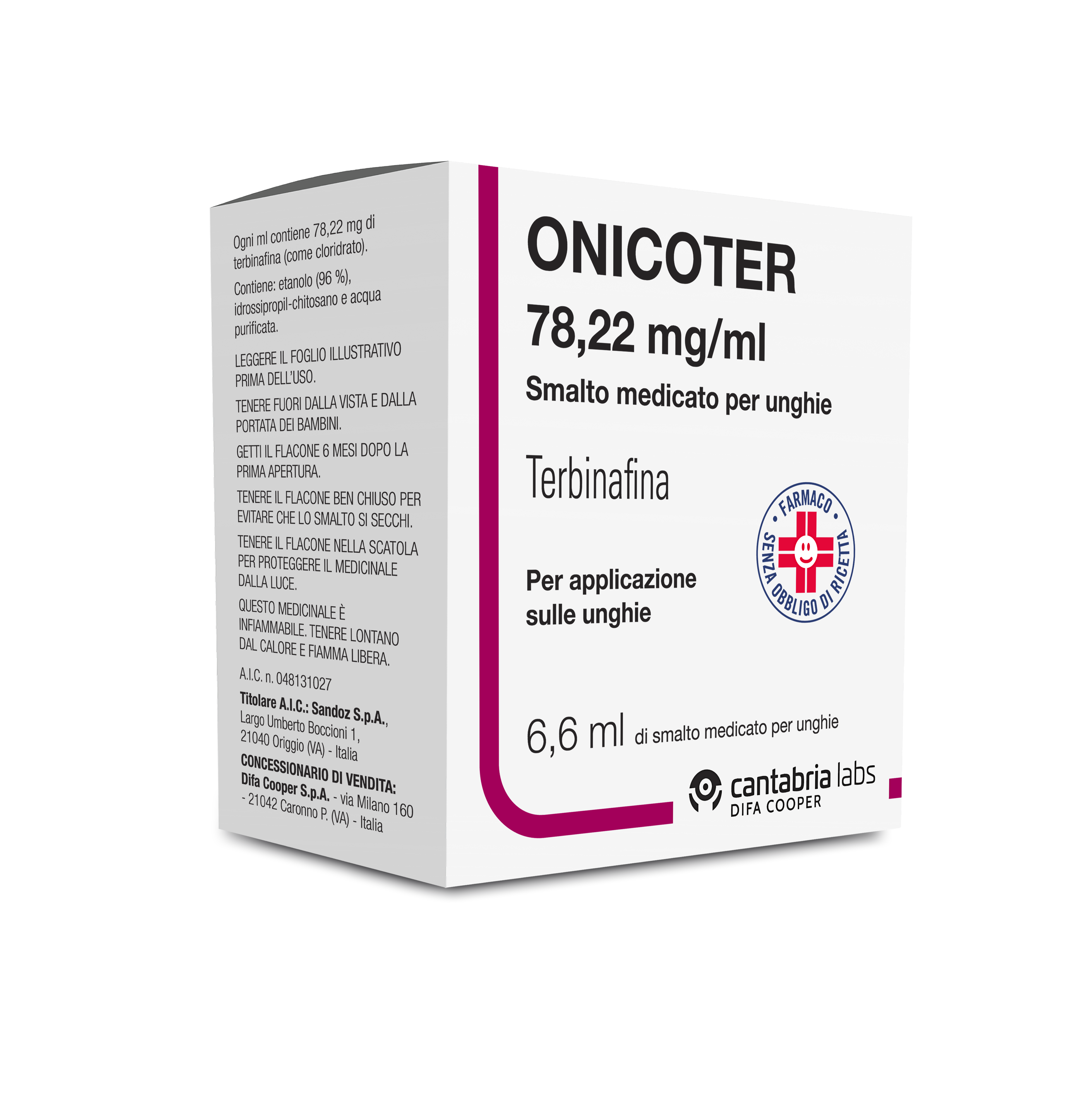 ONICOTER*SMALTO MED 1FL 6,6ML - farmachicca