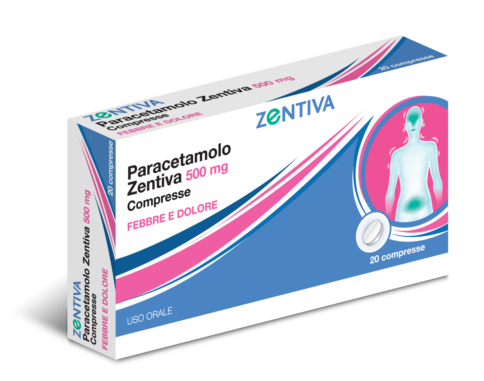 PARACETAMOLO ZEN*20CPR 500MG - farmachicca
