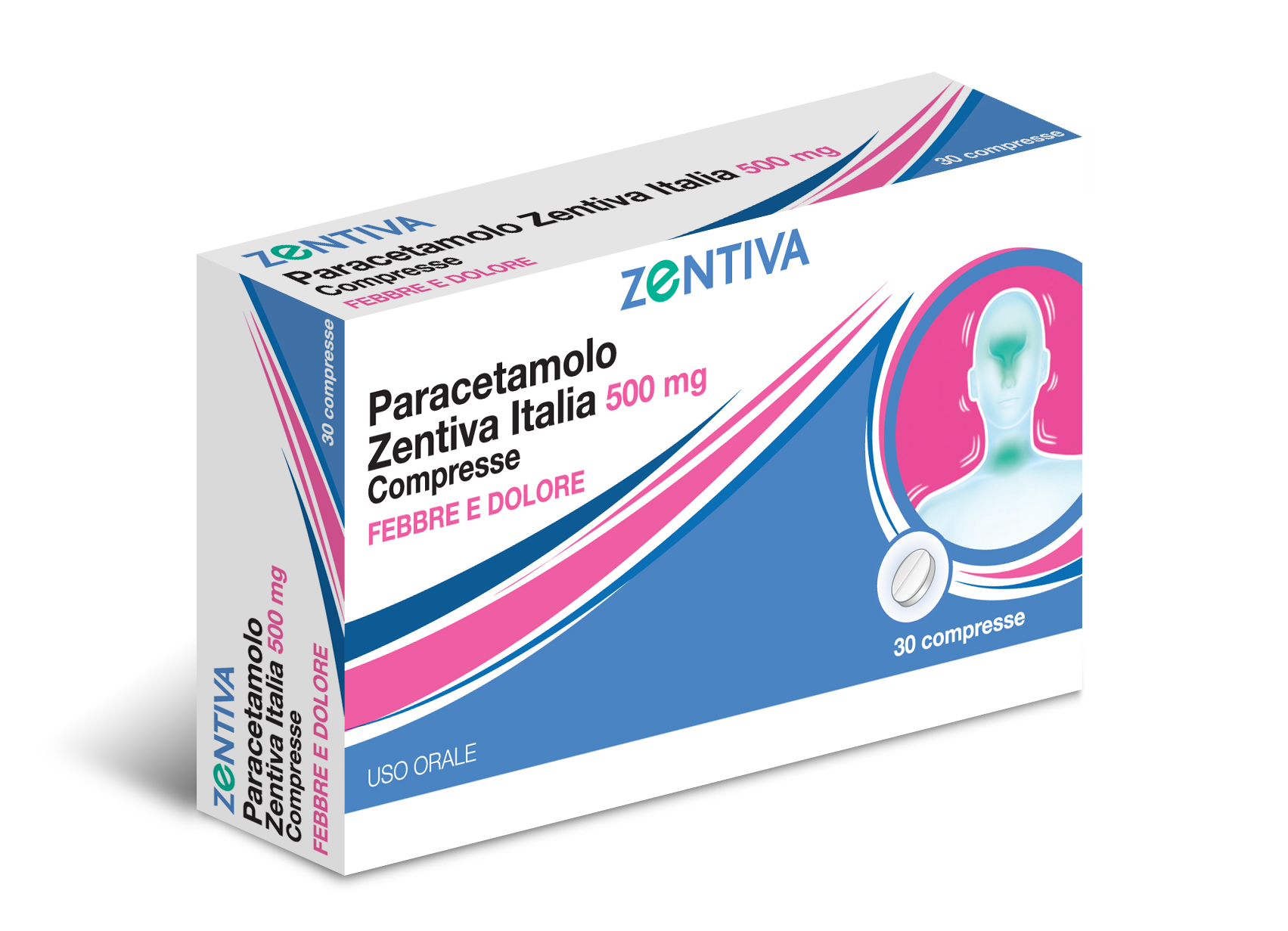 PARACETAMOLO ZEN*30CPR 500MG - farmachicca