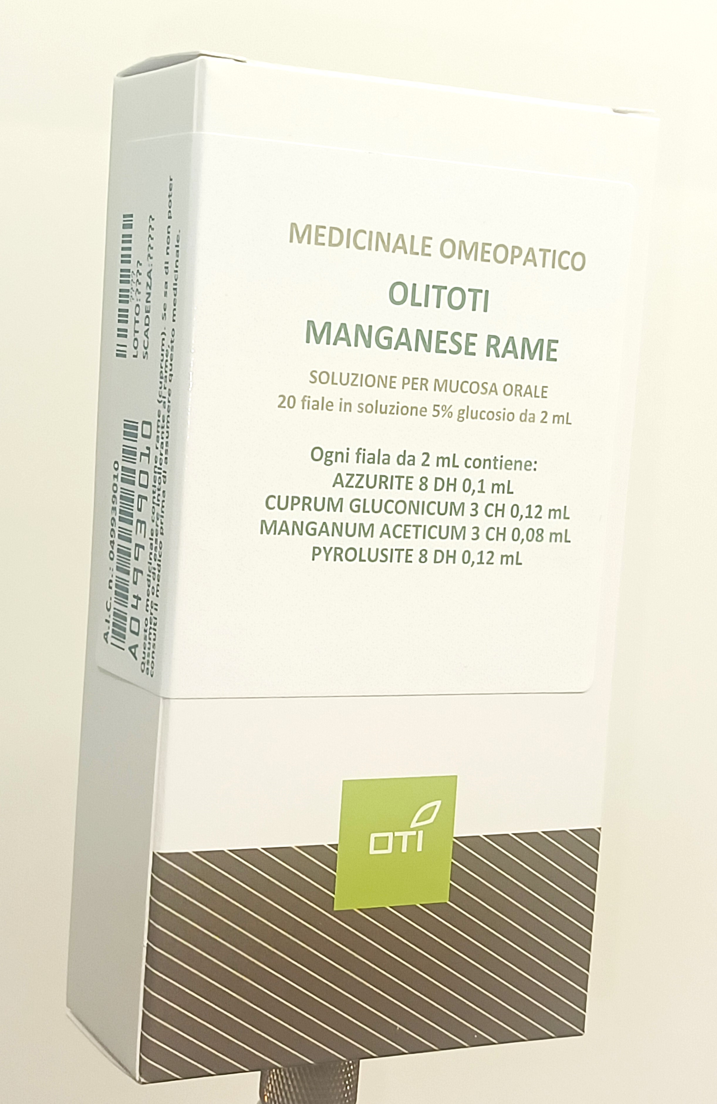 OLITOTI MANGANESE RAME*OS 20F - farmachicca
