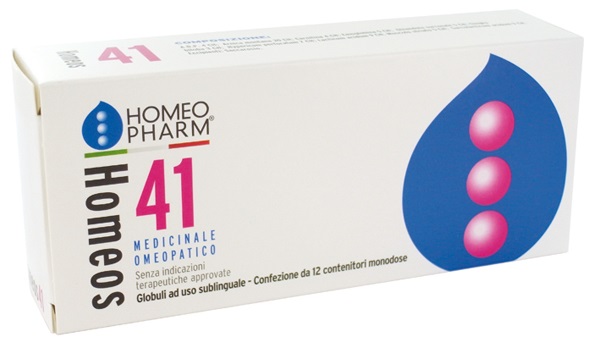 HOMEOS 41 GLOBULI 12 TUBI - farmachicca