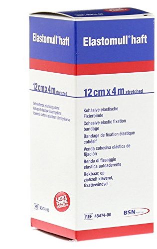 BENDA ELASTICA AUTOADESIVA ELASTOMULL HAFT COMPRESSIONE FORTE 12X400 CM - farmachicca