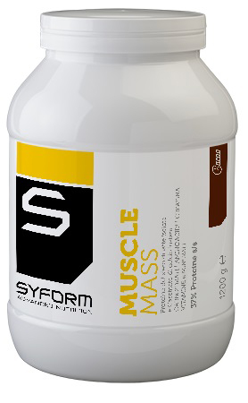 MUSCLE MASS CACAO 1200 G - farmachicca