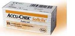 LANCETTE PUNGIDITO ACCU-CHEK SOFTCLIX 25 PEZZI - farmachicca