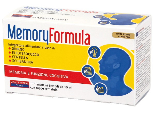 MEMORY FORMULA 10 FLACONCINI 10 ML - farmachicca