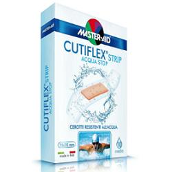 CEROTTO MASTER-AID CUTIFLEXMED STRIP TRASPARENTE IMPERMEABILE SUPPORTO IN POLIURETANO MEDIO 10 PEZZI - farmachicca