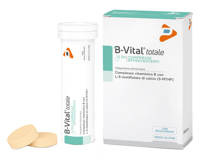 B-VITAL TOTALE ARANCIA 2 TUBI 10 COMPRESSE EFFERVESCENTI - farmachicca