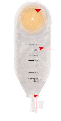 SACCA PER DRENAGGIO DELLE FERITE COLOPLAST CAPACITA' MIDI 300ML 20 PEZZI ARTICOLO 2245 - farmachicca