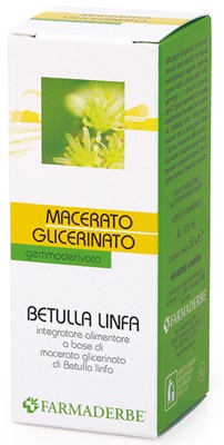 BETULLA LINFA MACERATO GLICERINATO 50 ML - farmachicca
