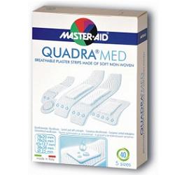 CEROTTO MASTER-AID QUADRA DERMOATTIVO FORMATI ASSORTITI 20 PEZZI - farmachicca