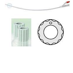 CATETERE VESCICALE IN SILICONE PROFILCATH PLUS SCANALATO 2 VIE CH14 LUNGHEZZA 31 CM PUNTA CILINDRICA 2 FORI CONTRAPPOSTI PALLONCINO 5 ML 1 PEZZO - farmachicca