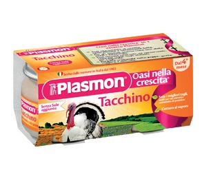 PLASMON OMOGENEIZZATO TACCHINO 80 G X 2 PEZZI - farmachicca