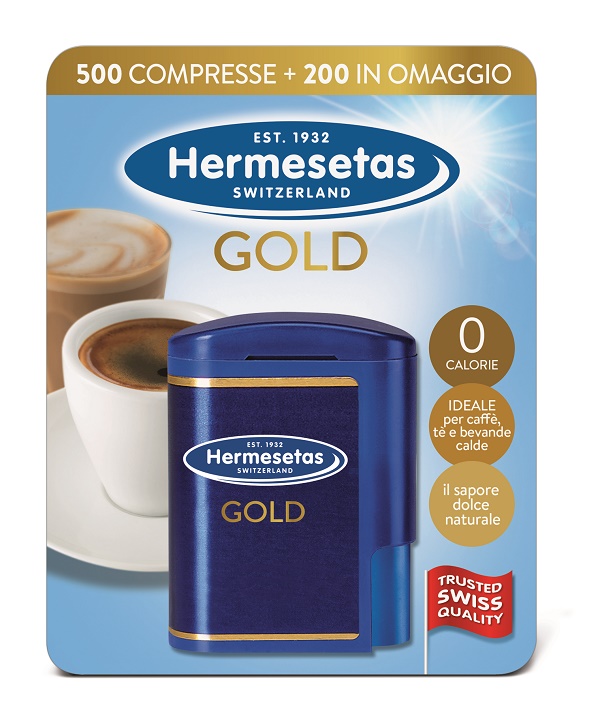 HERMESETAS GOLD 500+200 COMPRESSE 35 G - farmachicca