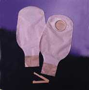 SACCA A FONDO APERTO OPACA CON PELLICOLA DI RIVESTIMENTO DISPOSITIVO DUE PEZZI CON SISTEMA DI AGGANCIO ATRAUMATICO SENZA VELCRO CONSECURA 70MM 10 PEZZI - farmachicca