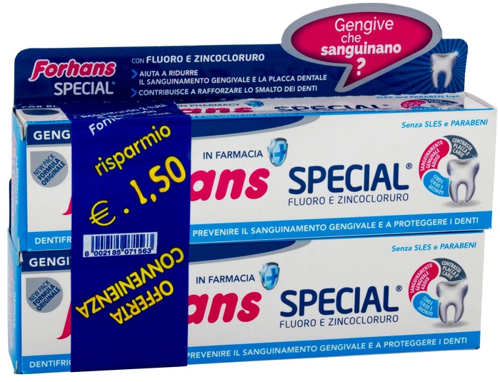 FORHANS SP DENTIF 2X75ML - farmachicca