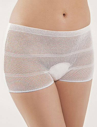 MUTANDINA A RETE ELASTICIZZATA BLOCCA PANNOLINO MISURA L - farmachicca