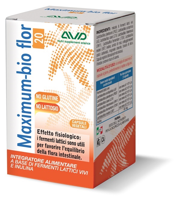 MAXIMUM BIO FLOR 20 75 CAPSULE - farmachicca