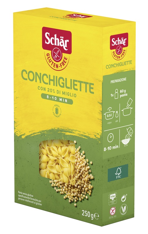 SCHAR CONCHIGLIE 250 G - farmachicca