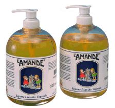 L'AMANDE MARSEILLE SAPONE LIQUIDO VEGETALE NON PROFUMATO 500 ML - farmachicca