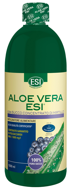 ESI ALOE VERA SUCCO MIRTILLO 1000 ML - farmachicca