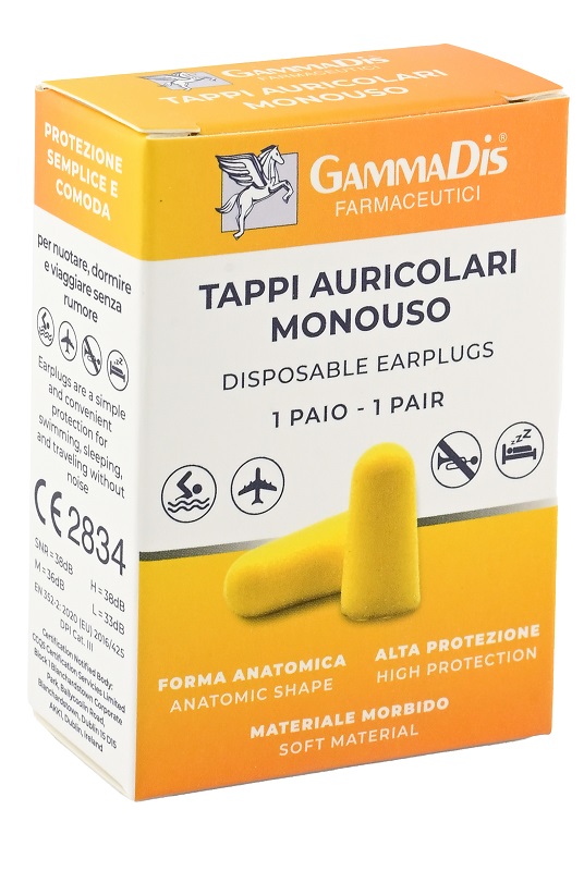 TAPPO AURICOLARE EAR GOMMAPIUMA 2 PEZZI - farmachicca