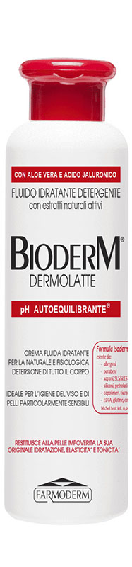 BIODERM DERMOLATTE CREMA FLUIDA 250 ML - farmachicca