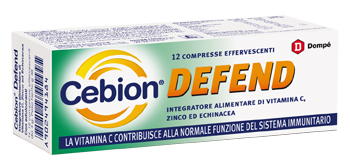 CEBION DEFEND 12 COMPRESSE EFFERVESCENTI - farmachicca