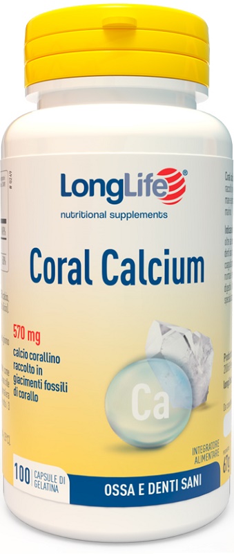 LONGLIFE CORAL CALCIUM 100 CAPSULE - farmachicca
